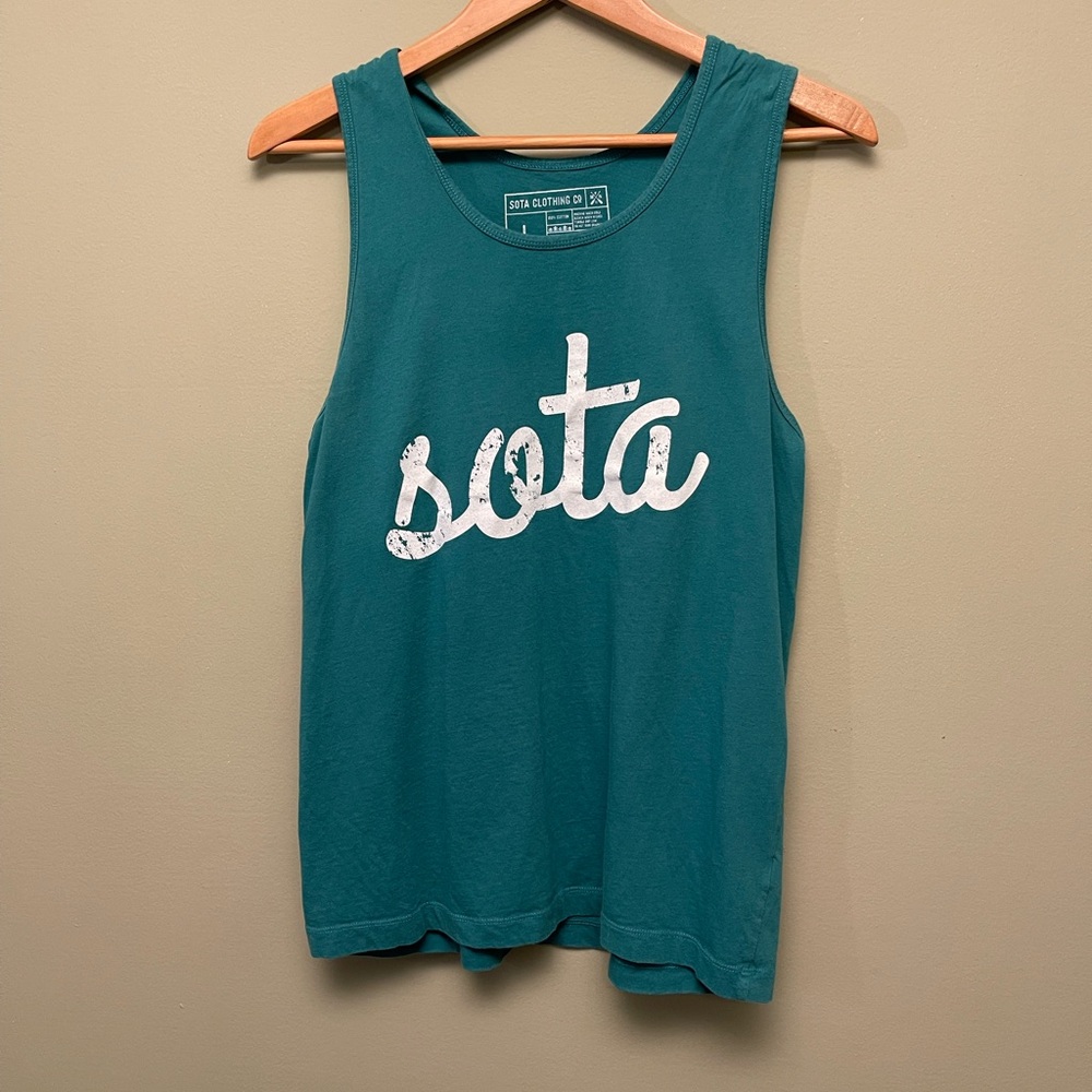 sota brand Turquoise Tank Size L